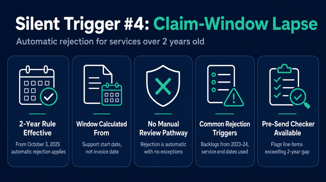 Infographic: Silent Trigger #4 - Claim-Window Lapse (The 2-Year Rule)