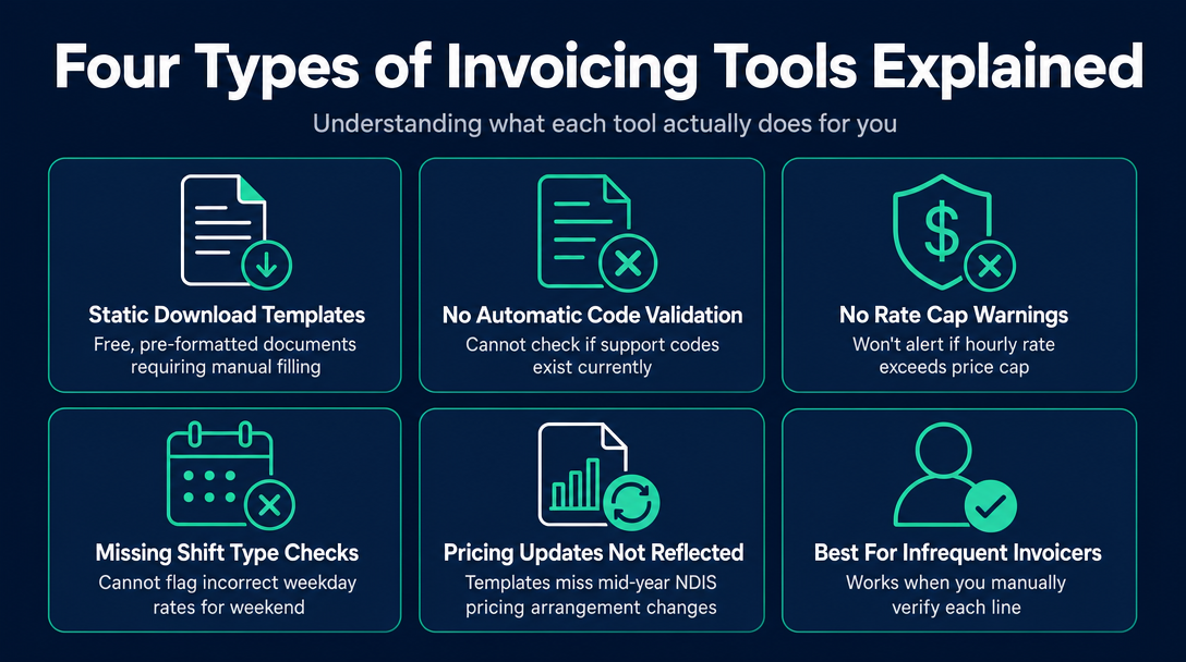 Infographic: The Four Types of Tools Available - and What Each Actually Gives You