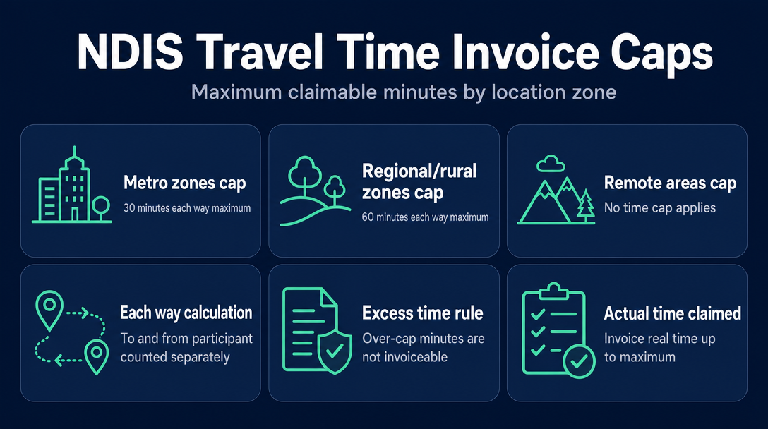 Infographic: The Time Caps: How Many Minutes of Travel You Can Invoice