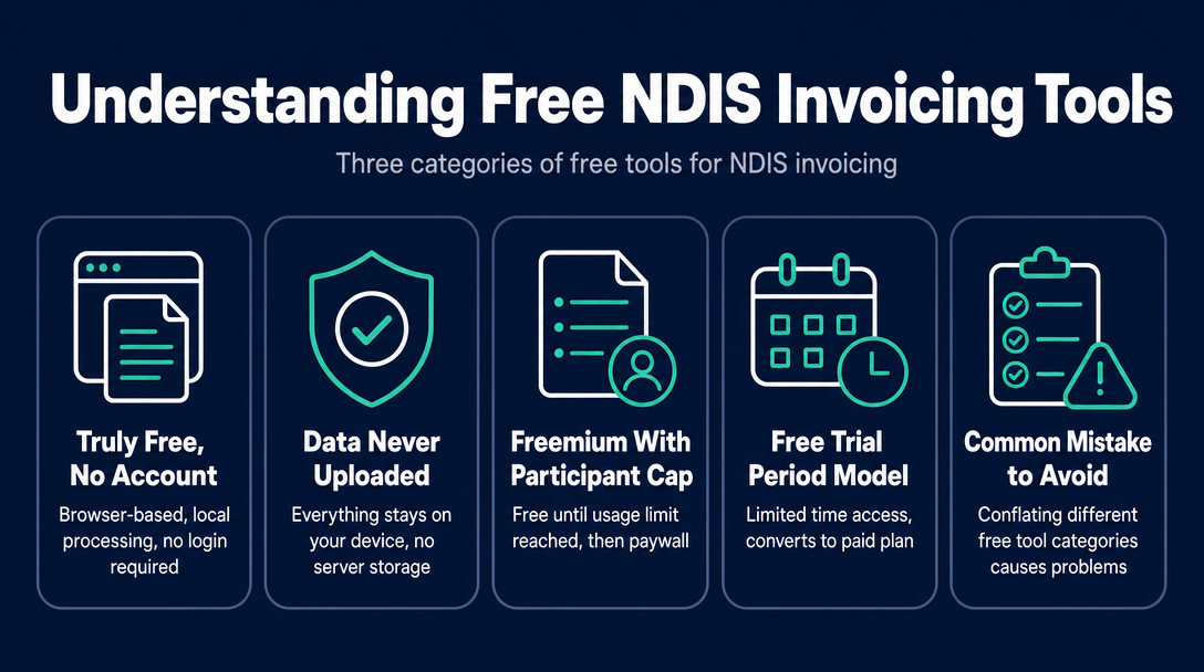 Infographic: What Does "Free" Actually Mean for NDIS Invoicing Tools?