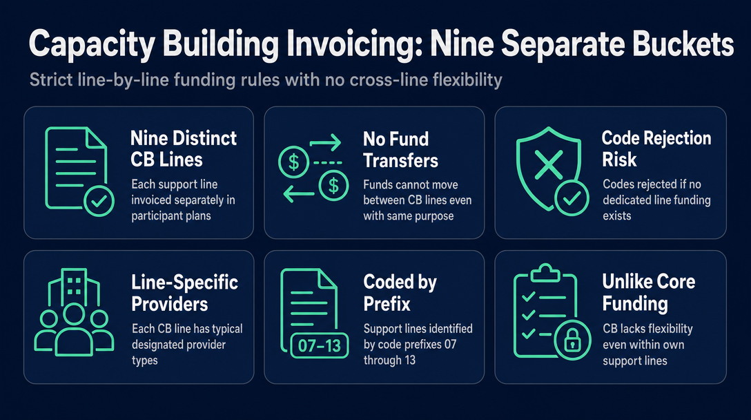 Infographic: Capacity Building Invoicing - Stricter Budgets, Stricter Codes