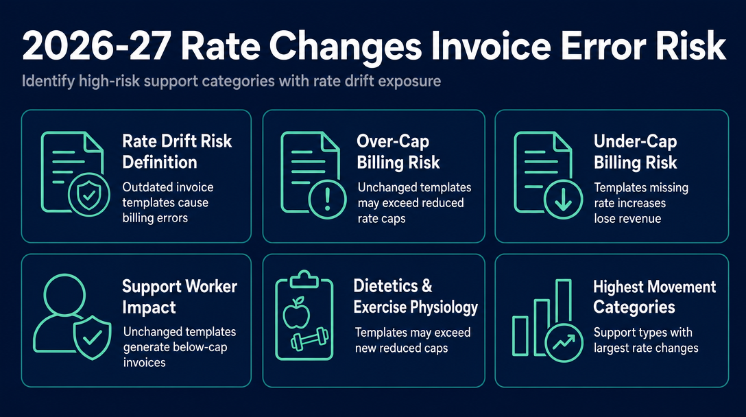 Infographic: Which Rate Changes in 2026-27 Create the Highest Invoice Error Risk
